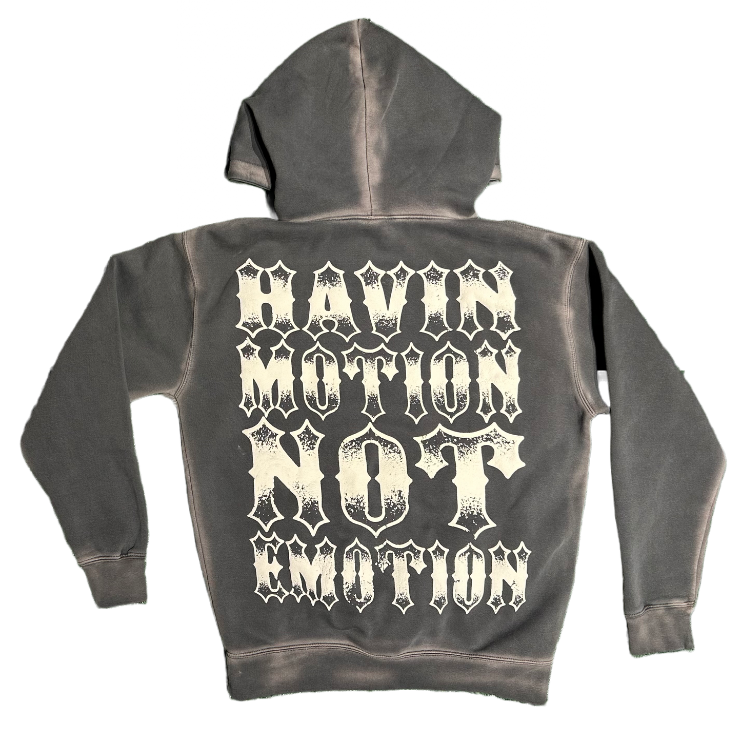 METALLIC FADED HOODIE