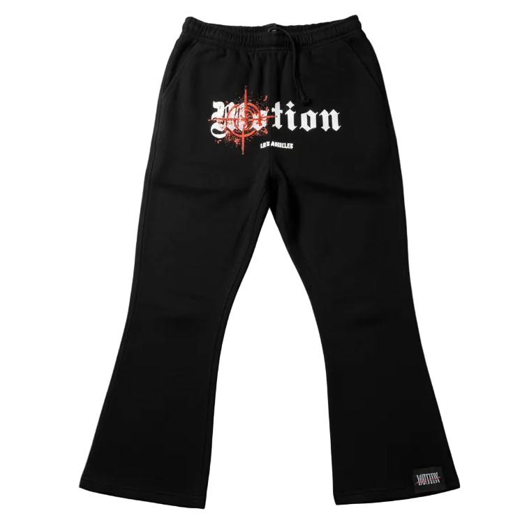 SPLAT FLARED PANTS